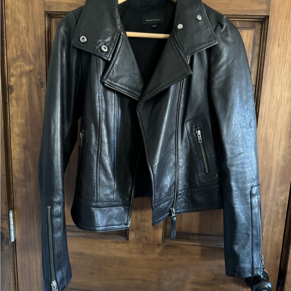Mackage Aritzia Leather Moto Jacket